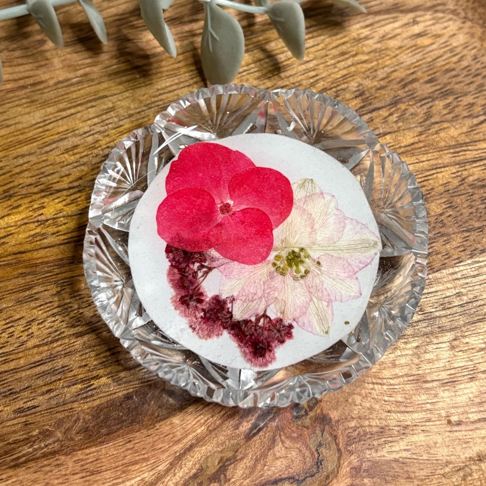 Handmade Mini Floral Ring Dish